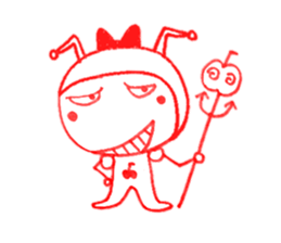 Kawaii Ringo-chan sticker #11711865