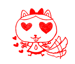 Kawaii Ringo-chan sticker #11711867