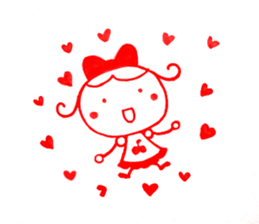 Kawaii Ringo-chan sticker #11711868