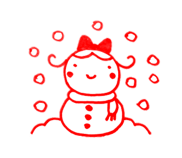 Kawaii Ringo-chan sticker #11711871