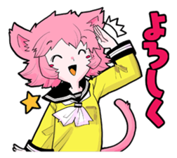 Social game loving girl In daily life sticker #11712640