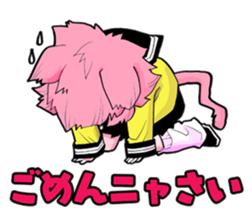 Social game loving girl In daily life sticker #11712643
