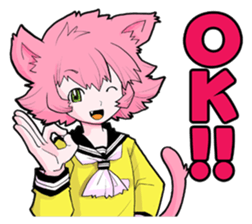 Social game loving girl In daily life sticker #11712644