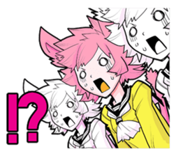 Social game loving girl In daily life sticker #11712647
