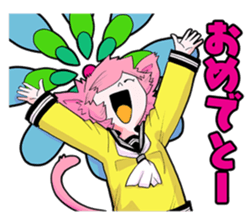 Social game loving girl In daily life sticker #11712649