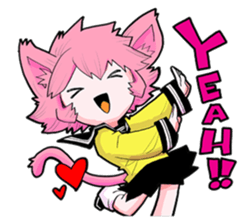 Social game loving girl In daily life sticker #11712650