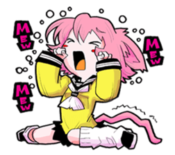 Social game loving girl In daily life sticker #11712651