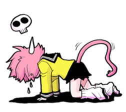 Social game loving girl In daily life sticker #11712652