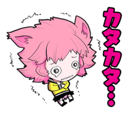 Social game loving girl In daily life sticker #11712658