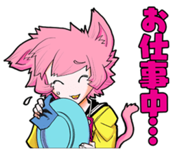 Social game loving girl In daily life sticker #11712664
