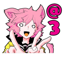 Social game loving girl In daily life sticker #11712665