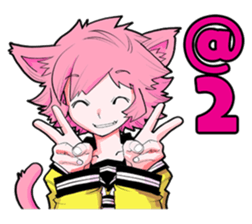 Social game loving girl In daily life sticker #11712666