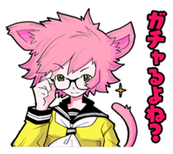 Social game loving girl In daily life sticker #11712672