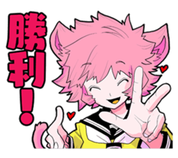 Social game loving girl In daily life sticker #11712673