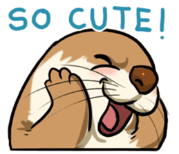 A Cute otter sticker #11712813