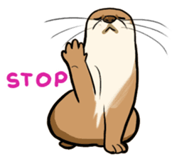 A Cute otter sticker #11712839