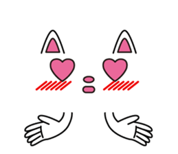 a balloon cat. sticker #11713280