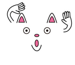 a balloon cat. sticker #11713286