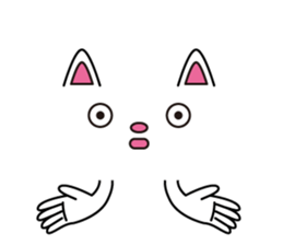 a balloon cat. sticker #11713287