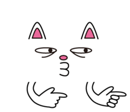 a balloon cat. sticker #11713293