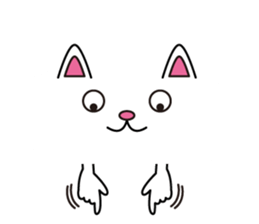 a balloon cat. sticker #11713295