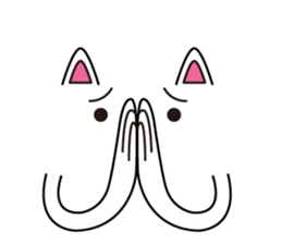 a balloon cat. sticker #11713296