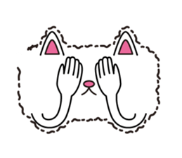 a balloon cat. sticker #11713297