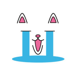 a balloon cat. sticker #11713306