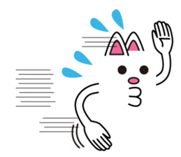 a balloon cat. sticker #11713315