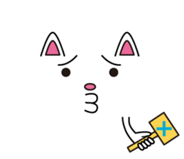 a balloon cat. sticker #11713317