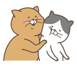 Cat maru & Small Plum sticker #11714840