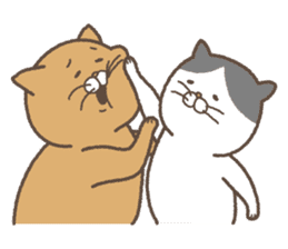 Cat maru & Small Plum sticker #11714841