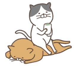 Cat maru & Small Plum sticker #11714843