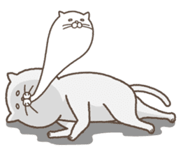 Cat maru & Small Plum sticker #11714859