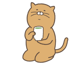 Cat maru & Small Plum sticker #11714872