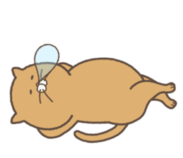 Cat maru & Small Plum sticker #11714873