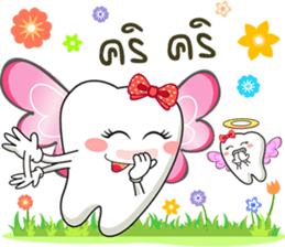 Happy fairy teeth2 sticker #11715206