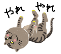Kitten to yoga sticker #11715258
