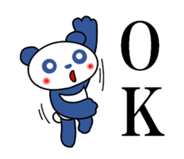 Panda of red cheeks 1 sticker #11715574