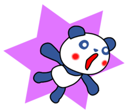 Panda of red cheeks 1 sticker #11715579