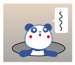 Panda of red cheeks 1 sticker #11715593