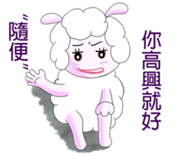 Freckles small sheep(2) sticker #11715746