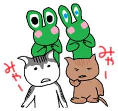 Many frogs sticker #11716764