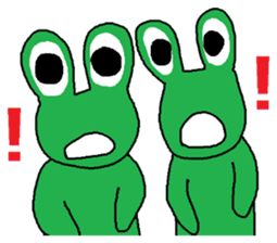 Many frogs sticker #11716769
