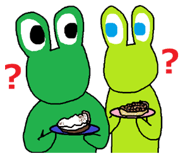 Many frogs sticker #11716778