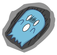 blue obake sticker #11717000