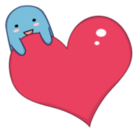 blue obake sticker #11717002