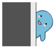 blue obake sticker #11717005