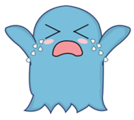 blue obake sticker #11717006