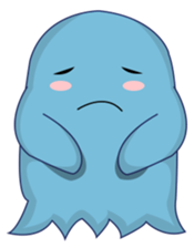 blue obake sticker #11717008